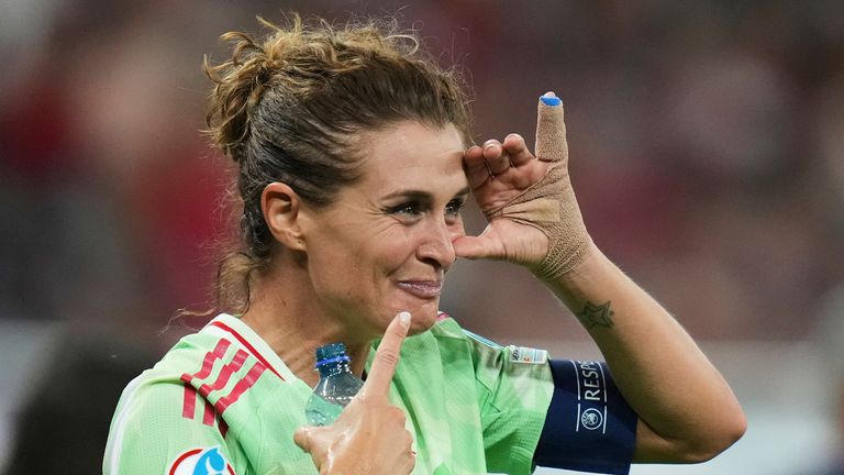 Italy's Cristiana Girelli celebrates after scoring the opening goal