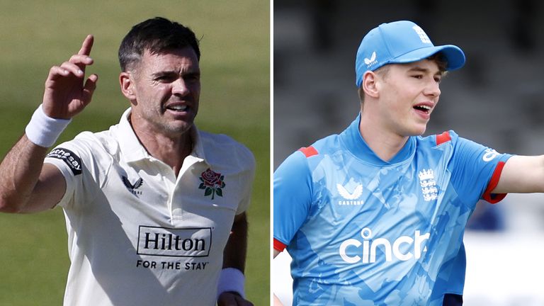 James Anderson and Rocky Flintoff have been signed in the wildcard draft for The Hundred