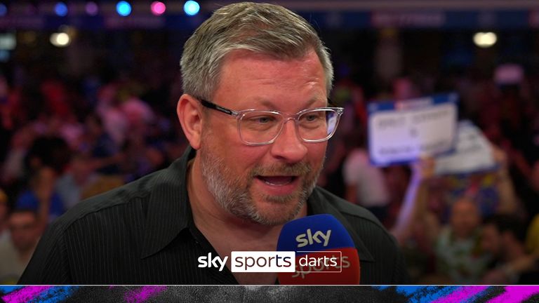 James Wade gives an hilarious response to his remarkable eight straight leg streak against Gian Van Veen that saw him progress to the semi-finals of the World Matchplay. 