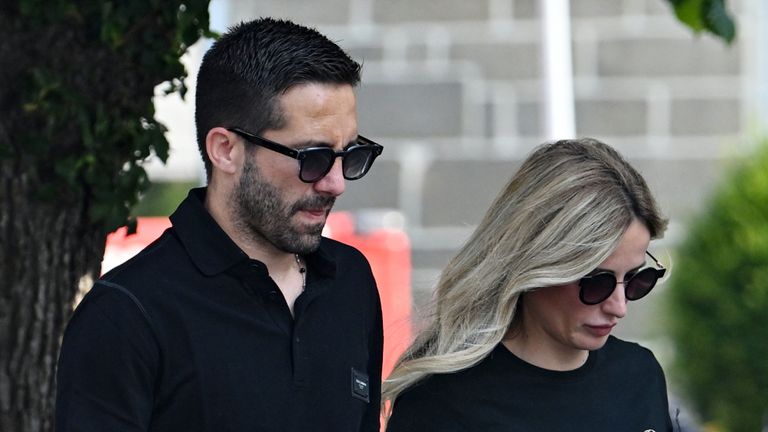 Joao Moutinho was in attendance at Diogo Jota's funeral