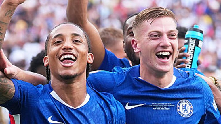 Chelsea's new strikers Joao Pedro and Liam Delap