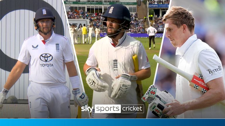 Joe Root, Zak Crawley and Ben Duckett fell early to India's bowlers on day four of England's second test against India.
