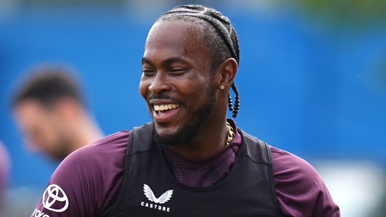 Jofra Archer, England Test cricket training (PA Images)