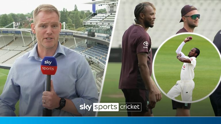 Sky Sports' James Cole explains when it is likely that we will see Jofra Archer make his return to Test return for England after he joined squad for training ahead of the second Test against India in Edgbaston. 