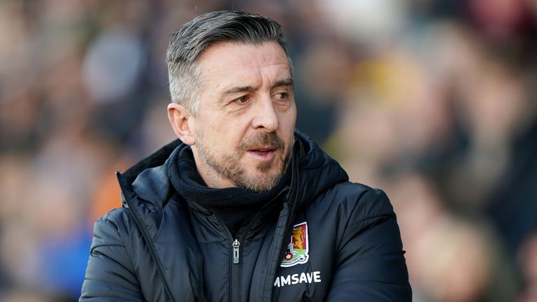 Northampton Town manager Jon Brady