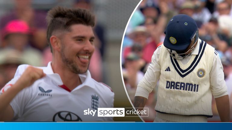 Josh Tongue takes breakthrough wicket for England against India