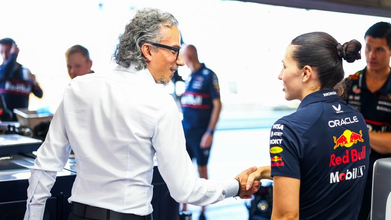 Laurent Mekies has replaced Christian Horner as Red Bull team principal (Red Bull Content Pool)