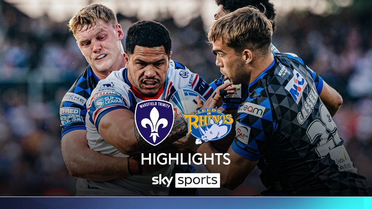 Wakefield Trinity v Leeds Rhinos highlgihts