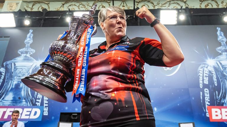 Lisa Ashton at the Women's World Matchplay