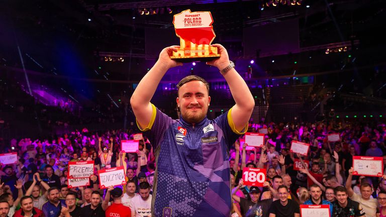 Luke Littler defends his Poland Darts Masters crown in Gliwice