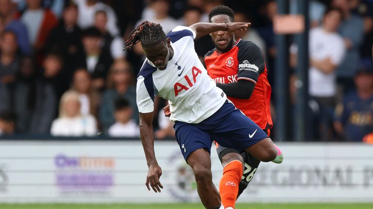 Thomas Frank's Tottenham struggled against the League One side