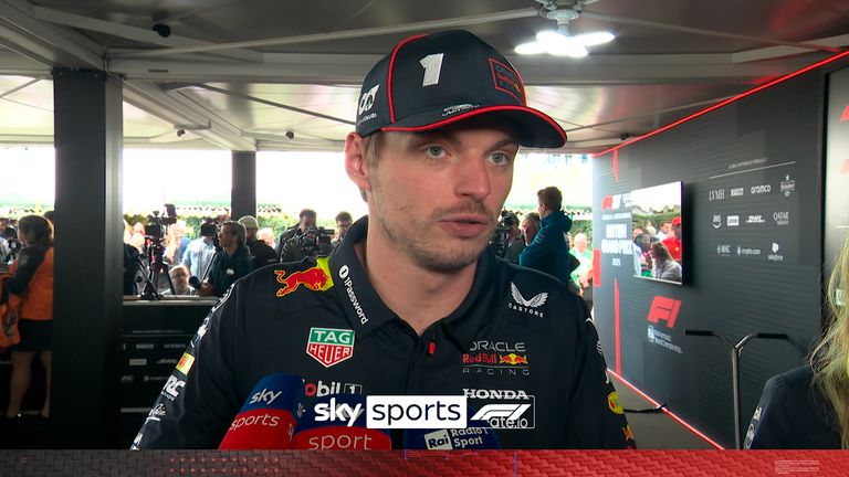 Max Verstappen was upbeat despite a tricky day at the British Grand Prix.