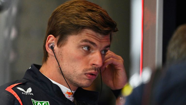 Red Bull driver Max Verstappen of the Netherlands prepares for the third free practice at the Red Bull Ring racetrack, ahead of the Austrian Formula One Grand Prix in Spielberg, Austria, Saturday, June 28, 2025. (AP Photo/Denes Erdos)