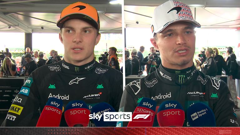 Oscar Piastri admitted he had a scrappy final lap, meanwhile, Lando Norris felt they were just not quick enough having lost out to Max Verstappen on pole.