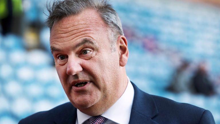 Mike Garlick pictured in 2018 during his time as Burnley chairman
