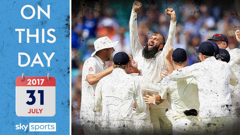 On This Day: Moeen Ali&#39;s match-winning hat-trick vs South Africa