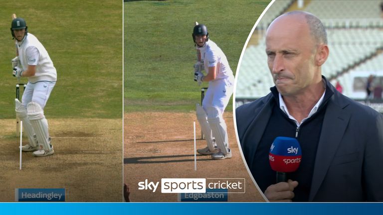 England vs India: Nasser Hussein analyses Zak Crawley's guard and wicket