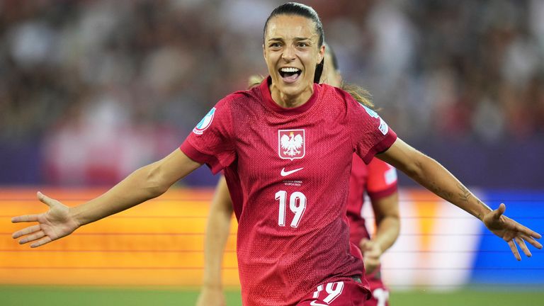 Poland Natalia Padilla famous after scoring the opening goal of her team against Denmark