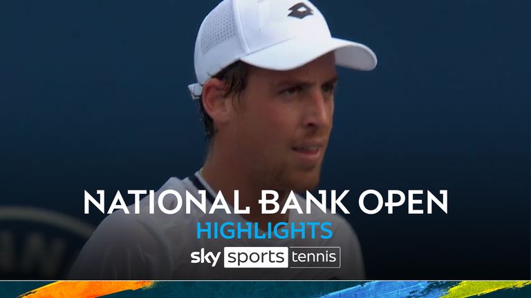 Highlights of the first-round match between Carballes Baena and Ugo Carabelat the National Bank Open in Toronto.