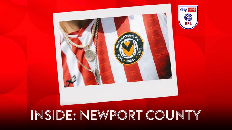 As part of a new Sky Sports series, we go inside Newport County to find out about the meaning behind their new away shirt