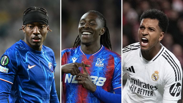 Noni Madueke, Eberechi Eze and Rodrygo are all transfer targets for Arsenal