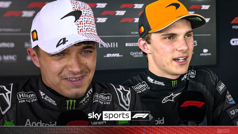 Lando Norris and Oscar Piastri