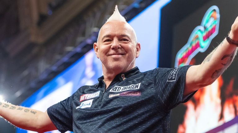 Peter Wright at the World Matchplay (pic: PDC)