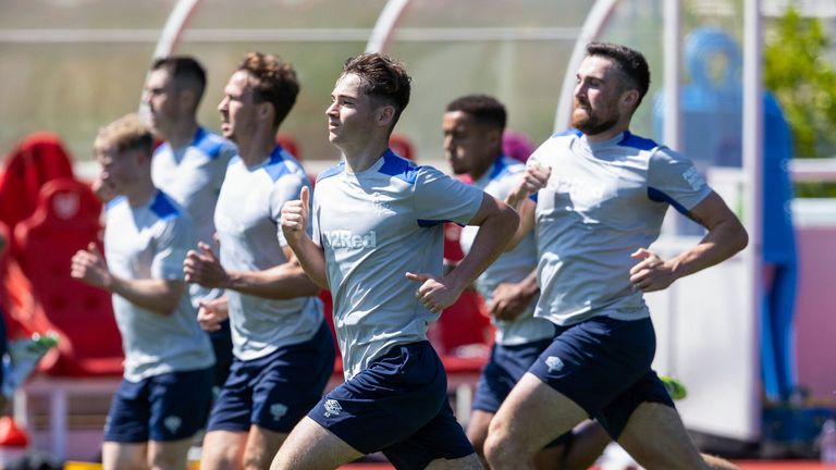 Rangers are training at St George's Park