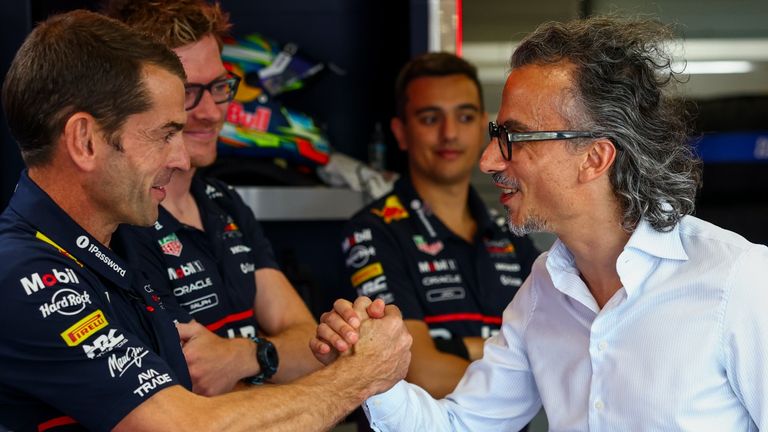 Laurent Mekies has replaced Christian Horner as Red Bull team principal (Red Bull Content Pool)
