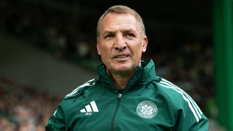 GLASGOW, SCOTLAND - JULY 19: Celtic Manager Brendan Rodgers during an Adidas Cup friendly match between Celtic and Newcastle United at Celtic Park, on July 19, 2025, in Glasgow, Scotland. (Photo by Craig Foy / SNS Group)