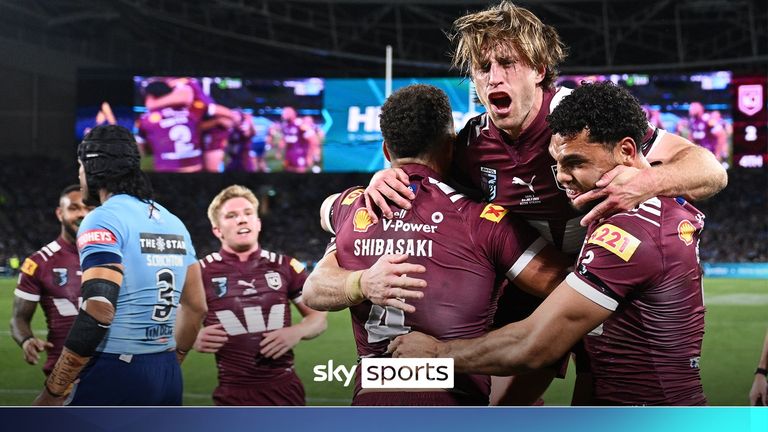 Queensland were in celebratory mood after beating New South Wales in the deciding game as they won this year's State of Origin.