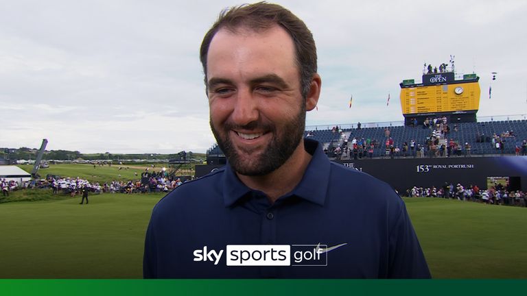 SCOTTIE SCHEFFLER REACTION THE OPEN 20 JUL