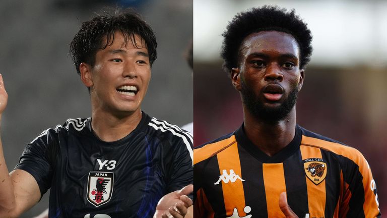 Shin Yamada and Abu Kamara - credit Getty/PA