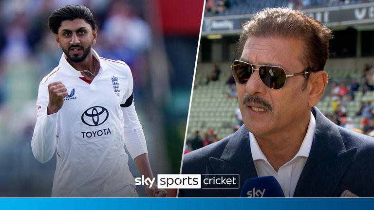 Ravi Shastri and Mark Butcher analyze Bashir's bowling against India