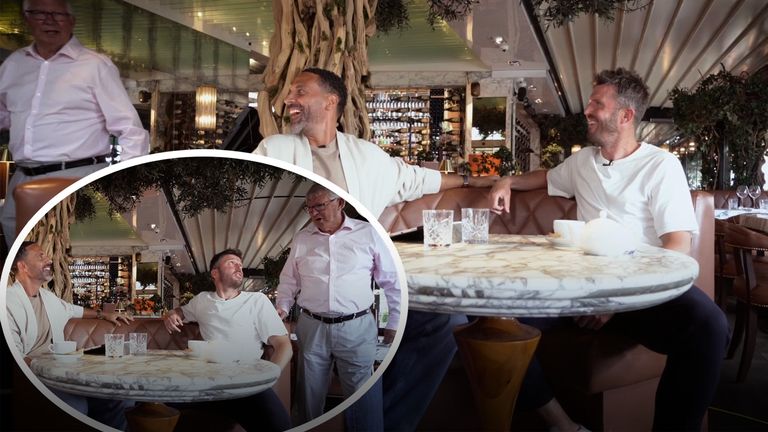 Sir Alex Ferguson interrupts Rio Ferdinand's podcast with his former Manchester United midfielder Michael Carrick as the former manager thought it he was joining his former players for the segment. 