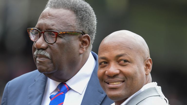Sir Clive Lloyd and Brian Lara