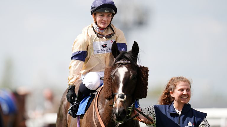 Hollie is set to ride Spartan Arrow at Goodwood on Friday