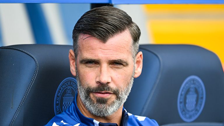 KILMARNOCK, SCOTLAND - JULY 26: Kilmarnock Manager Stuart Kettlewell ahead of a Premier Sports Cup group stage match between Kilmarnock and East Fife at the BBSP Rugby Park, on July 26, 2025, in Kilmarnock, Scotland. (Photo by Rob Casey / SNS Group)
