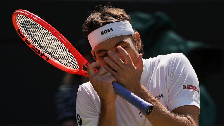 Taylor Fritz booked his spot in the Wimbledon semi-finals for the first time 