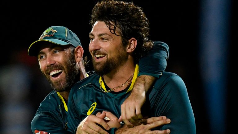 Tim David and Glenn Maxwell, Australia T20 cricket (Getty Images)