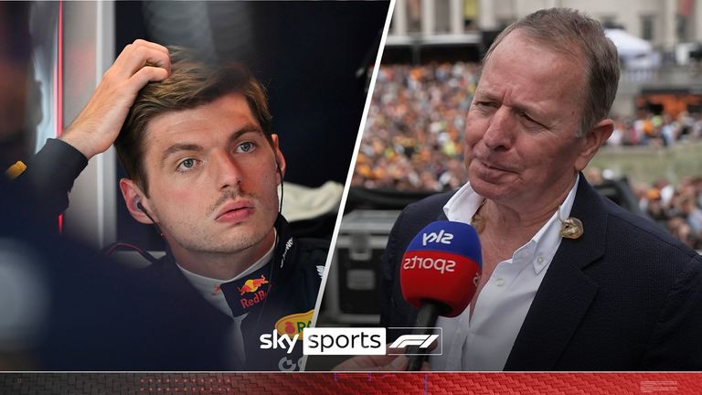 Martin on verstappen
