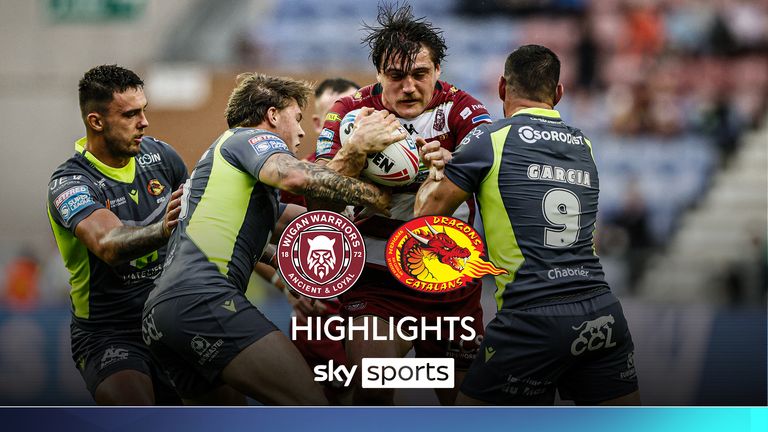 Wigan Warriors 28-18 Catalan Dragons hls