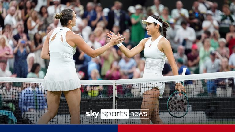 Wimbledon highlights: Emma Raducanu knocked out by Aryna Sabalenka