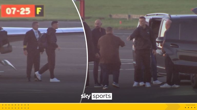 Xhaka arrives in Sunderland