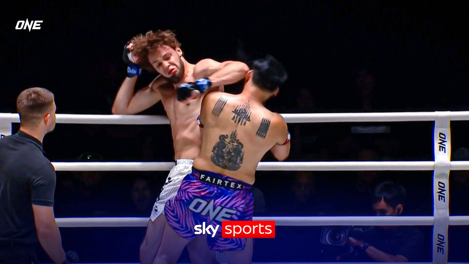 ONE Friday Fights 121: Spinning back elbow from Maksim Bakhtin KOs opponent