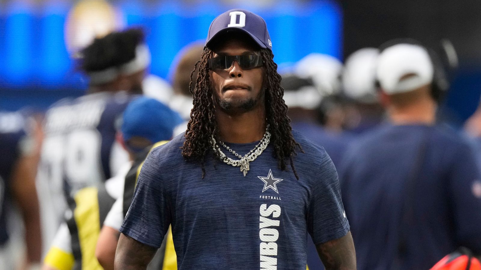 CeeDee Lamb takes hit and commits penalty without even playing in Dallas Cowboys' pre-season loss to LA Rams