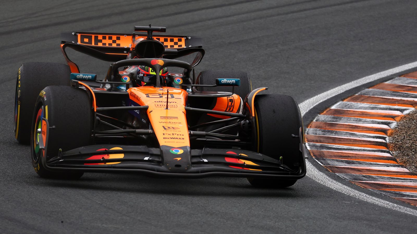 Dutch GP: Hamilton crashes out in rain as Piastri leads LIVE!