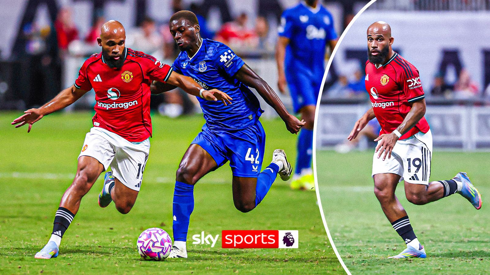 Mbeumo makes Man Utd debut! Watch his best bits from Everton draw