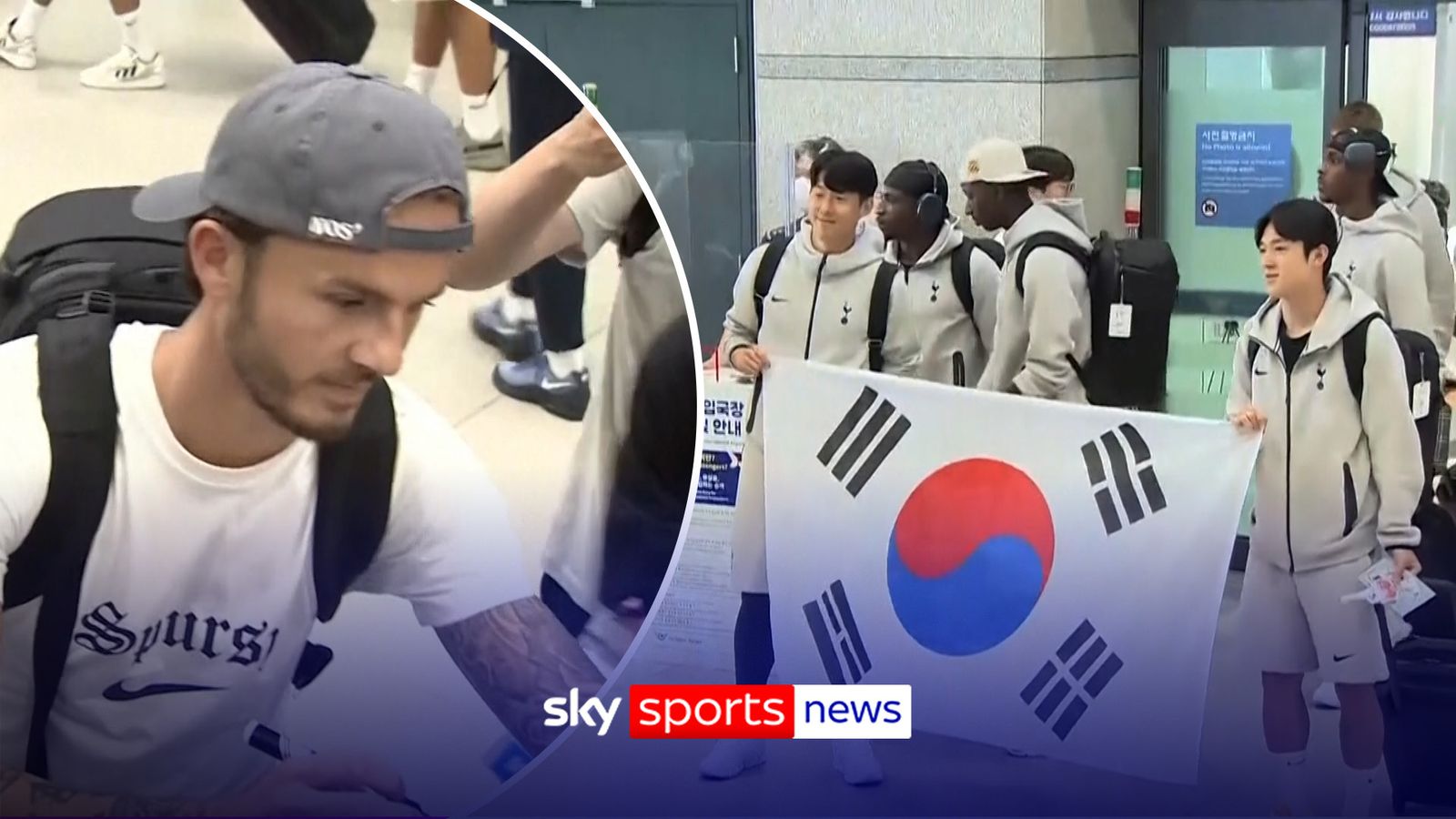 Son Heung-min and the Spurs squad receive a heroes welcome as they land in South Korea - Sky Sports Son Heung-min and the Spurs squad receive a heroes welcome as they land in South Korea - Sky Sports