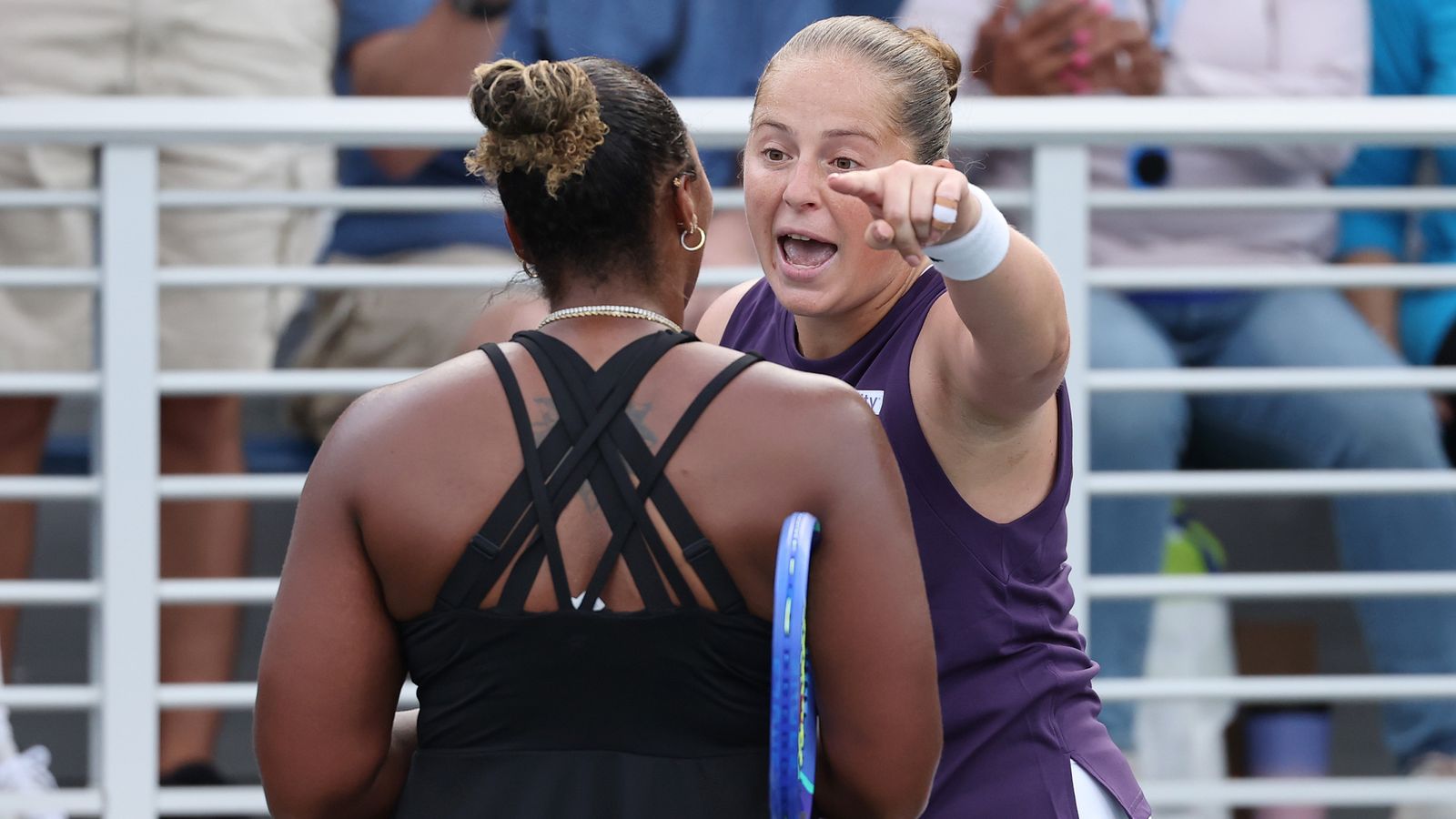 US Open: Jelena Ostapenko apologises for 'no education' comment towards Taylor Townsend